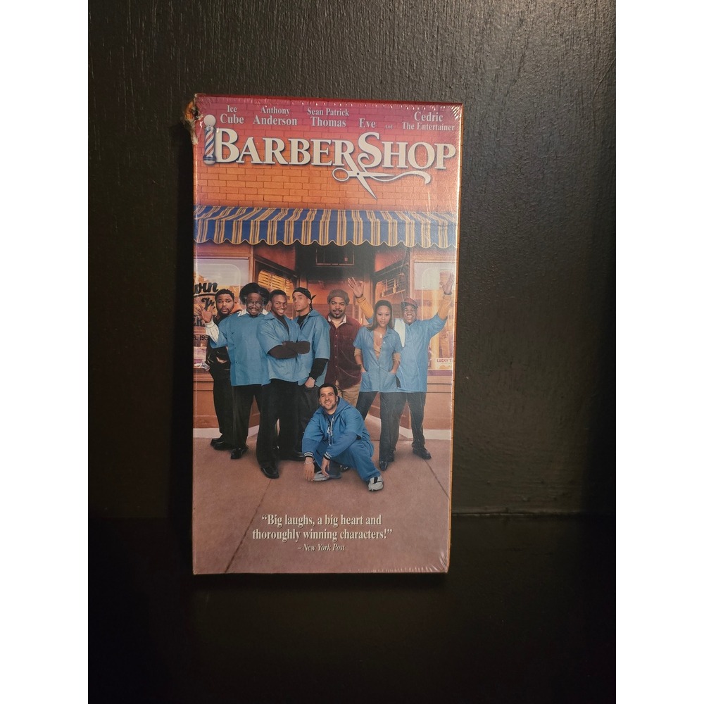 Barbershop VHS 2002 Movie Ice Cube Cedric the Entertainer New Sealed MGM